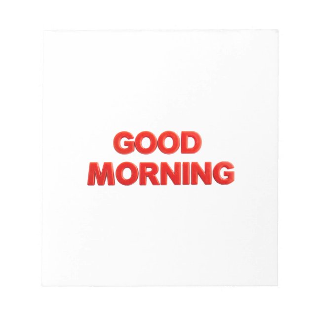 Bloc-note Vibes de bon matin (Devant)