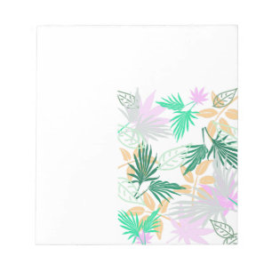 Bloc-note Vibes tropicales Feuilles Plantes