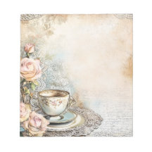 Victorian Tea Party notepad