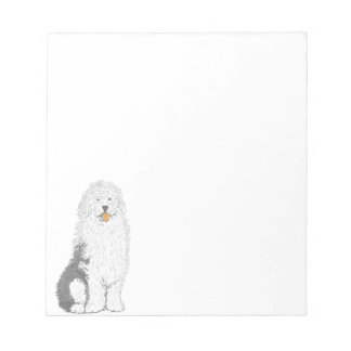 Bloc-note Vieux Anglais Sheep Chien Note Pad