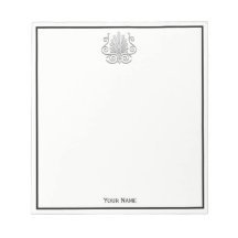 Vintage Art Déco Argent Plume Arabesque