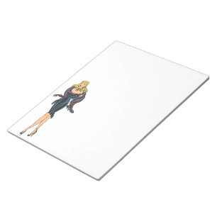 Bloc-note Vintage Gorgeous Glamor Girl Retro Blonde Pinup