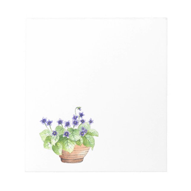 Bloc-note Violets pointillés (Devant)