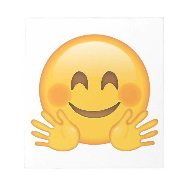 Bloc-note Visage d'accrochage - Emoji (Devant)