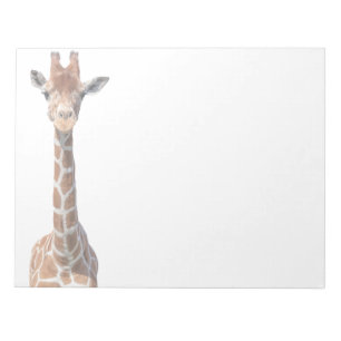 Bloc-note Visage mignon de girafe