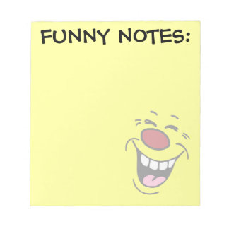 Bloc-note Visage riant Grumpey