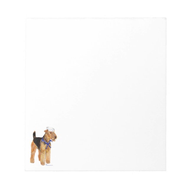 Bloc-note Voilier de chien salé (Devant)