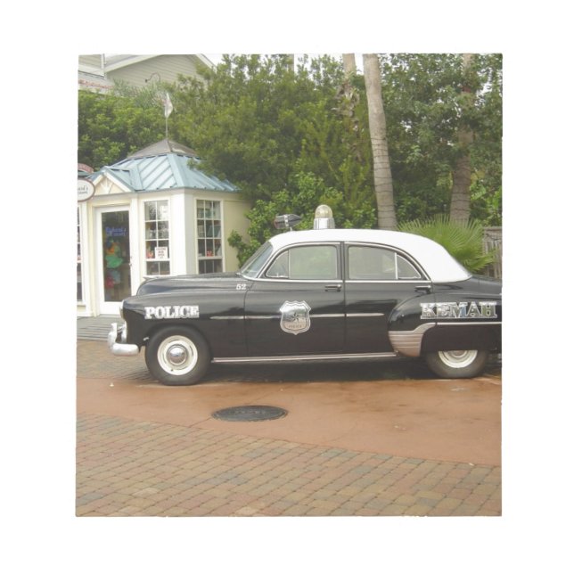 Bloc-note Voiture de police Chevrolet 51 (Devant)