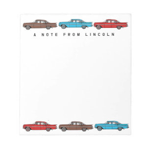 Bloc-note Voitures classiques Chevy Impala 1959 personnalisé