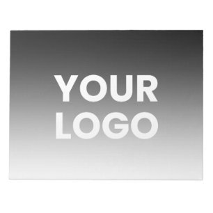 Bloc-note Votre logo et dégradé de couleur moderne modifiabl