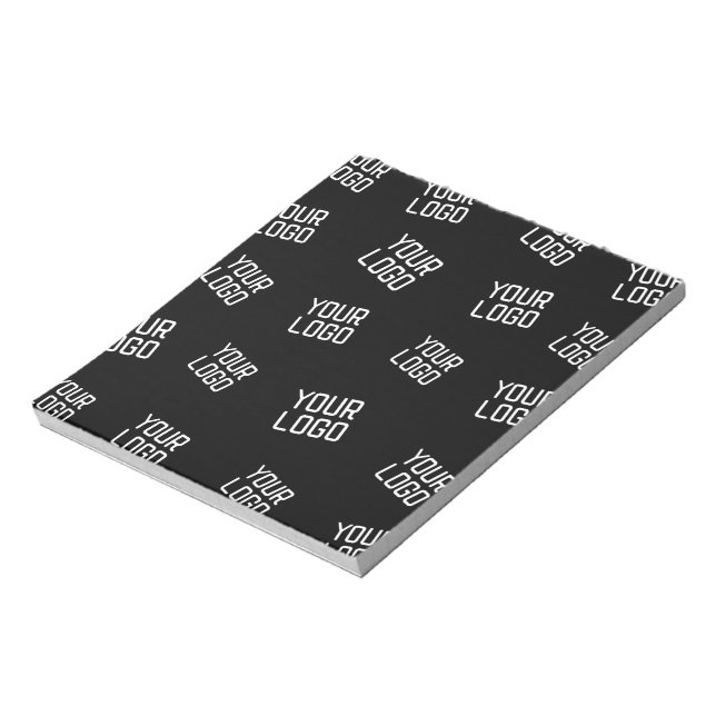 Bloc-note Votre logo ou image | Modèle de recherche aléatoir (Tourné)