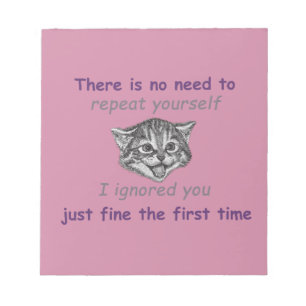 Bloc-note Vous Ignorer