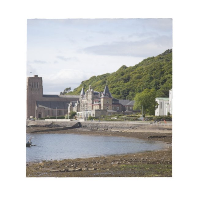 Bloc-note Vue côtière avec bâtiments historiques, Oban, (Devant)