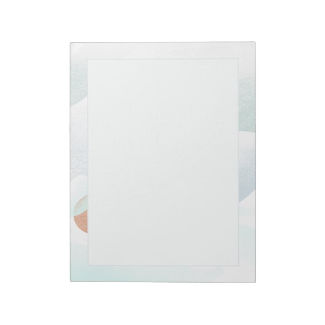 Bloc-note Vue Foggy Mountain (Tourné)