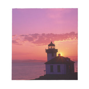 Bloc-note WA, île San Juan, phare de Lime Kiln, 1919, 2