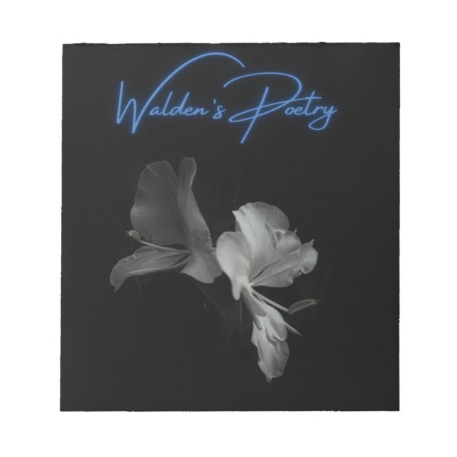 Bloc-note Walden's Poetry Logo design alternatif (Devant)