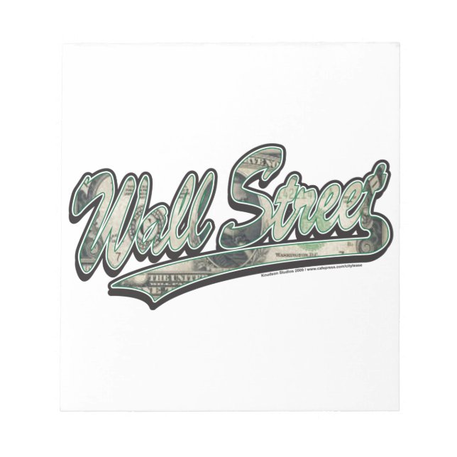 Bloc-note Wall Street - Facture de 1000 dollars (Devant)