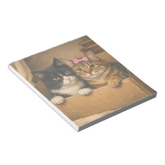Bloc-note Warm Moments Cats in a Box Notepad