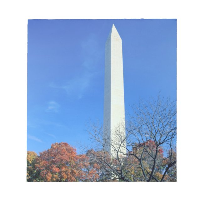 Bloc-note WASHINGTON, D.C. USA. Monument de Washington s'élè (Devant)