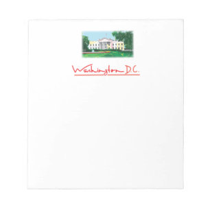Bloc-note Washington DC - Maison Blanche
