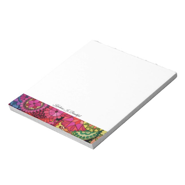 Bloc-note Watercolor Rainbow (Tourné)