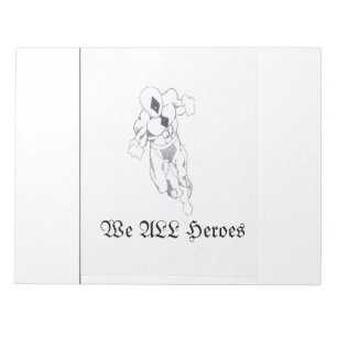 Bloc-note We All Heroes-notepad