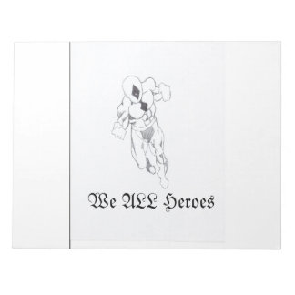 Bloc-note We All Heroes-notepad