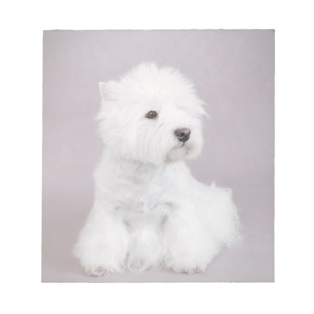 Bloc-note Westie (Devant)