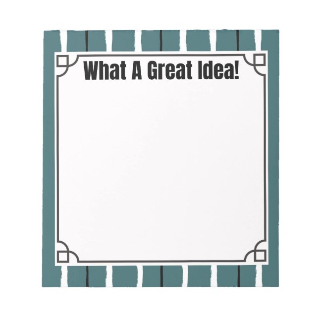 Bloc-note What a Great Idea! (Devant)