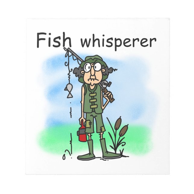 Bloc-note Whisperer de poissons (Devant)