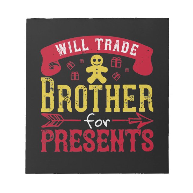 Bloc-note Will Trade Brother Pour Les Présentations (Devant)