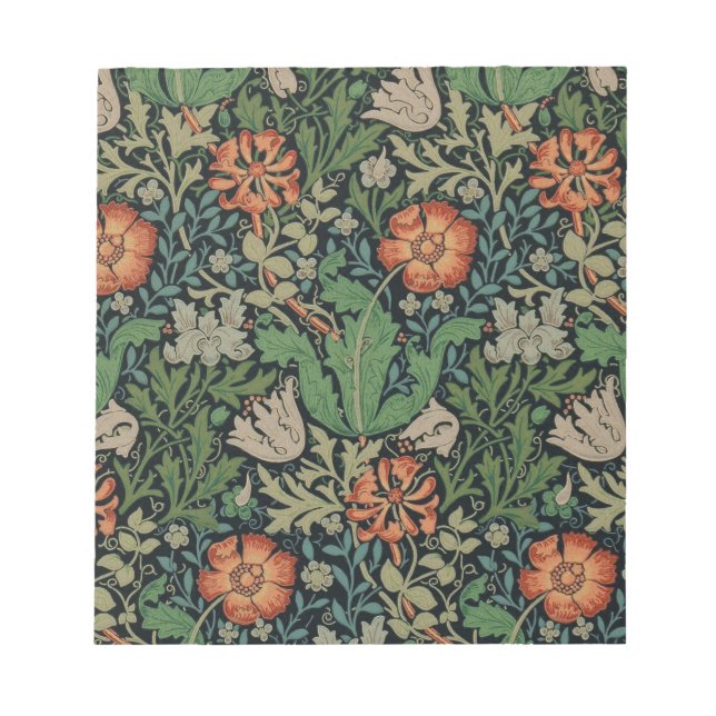 Bloc-note William Morris Compton Fond d'écran classique (Devant)