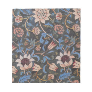 Bloc-note William Morris Evenlode Textile Floral Art