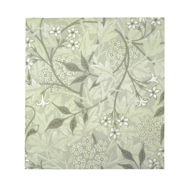 Bloc-note William Morris Jasmine Botanique (Devant)