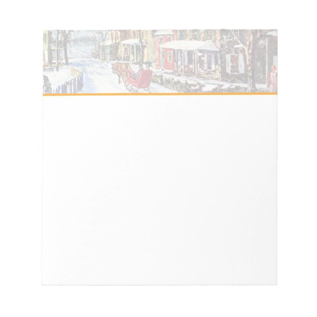 Bloc-note Winter Wonderland (Devant)