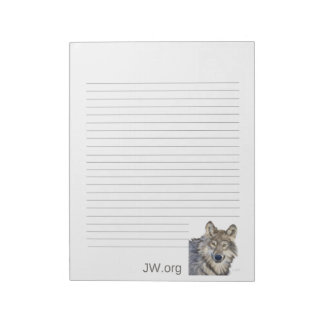 Bloc-note Wolf stationnaire
