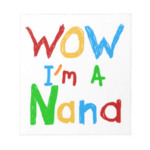 Bloc-note WOW Je suis un T-shirts et cadeaux Nana