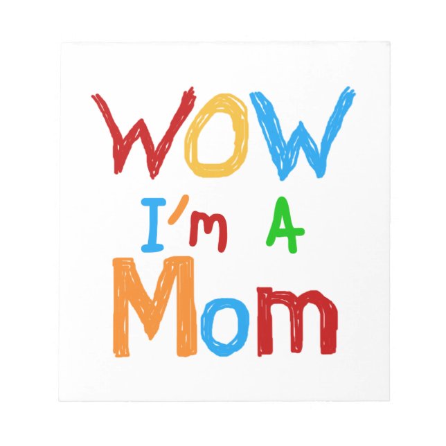 Bloc-note WOW Je suis une maman T-shirts et GIfts (Devant)