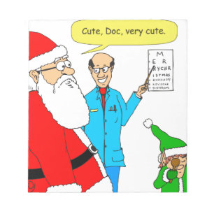 Bloc-note x80 mignon oeil médecin dessin animé