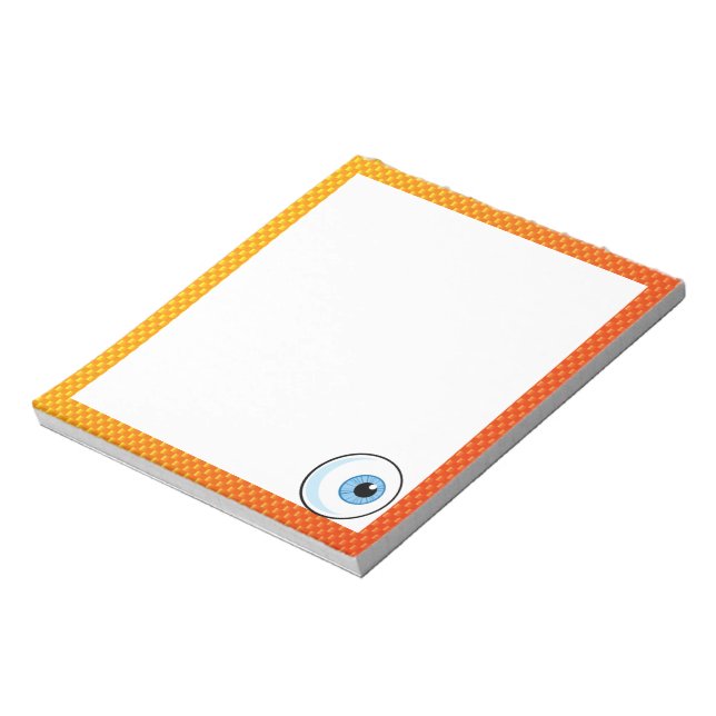 Bloc-note Yellow Orange Eyball (Tourné)