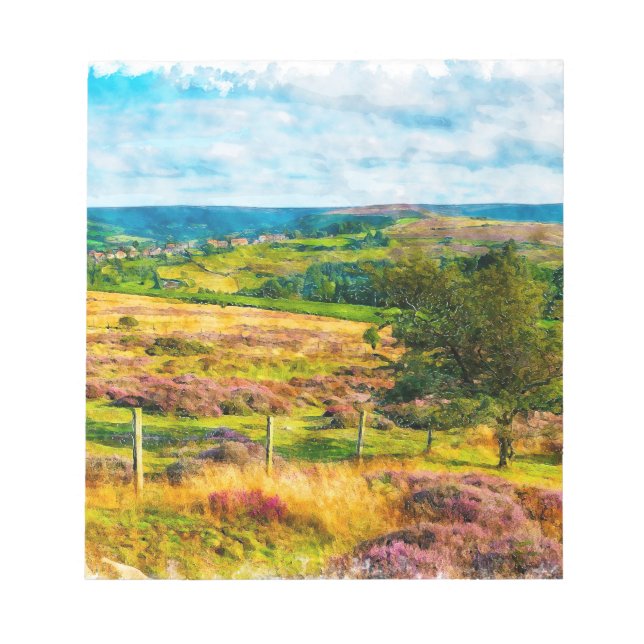 Bloc-note Yorkshire Moors (Devant)