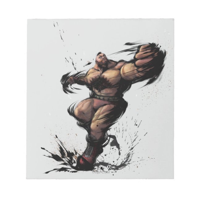 Bloc-note Zangief Spin (Devant)