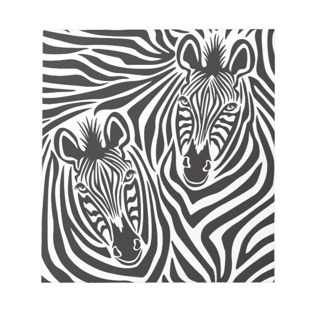 Bloc-note Zebra Couple (Devant)