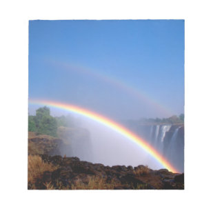 Bloc-note Zimbabwe, parc national des chutes Victoria. Doubl