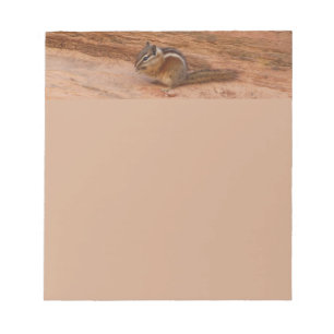 Bloc-note Zion Chipmunk sur Red Rocks