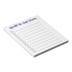 Bloc-notes "À faire"