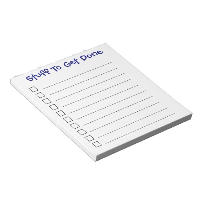 Bloc-notes "À faire" (Incliné)