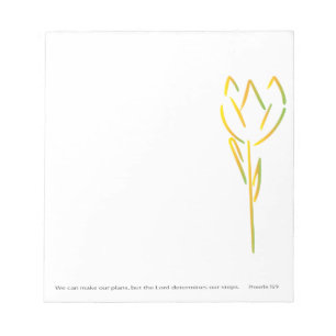 Bloc-notes à fleurs non alignés