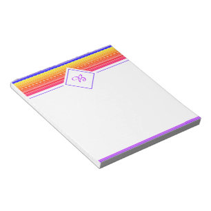 Bloc-notes à motif tribal lumineux