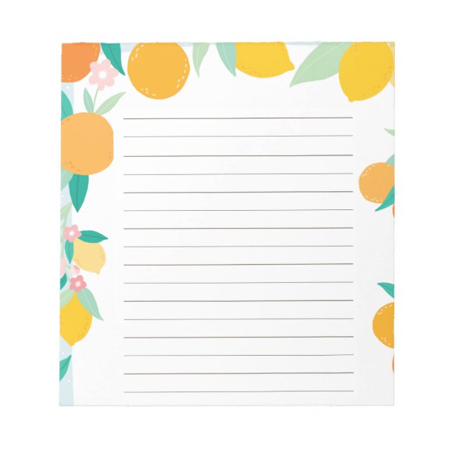 Bloc-notes - Agrumes par Ludilabel (Devant)